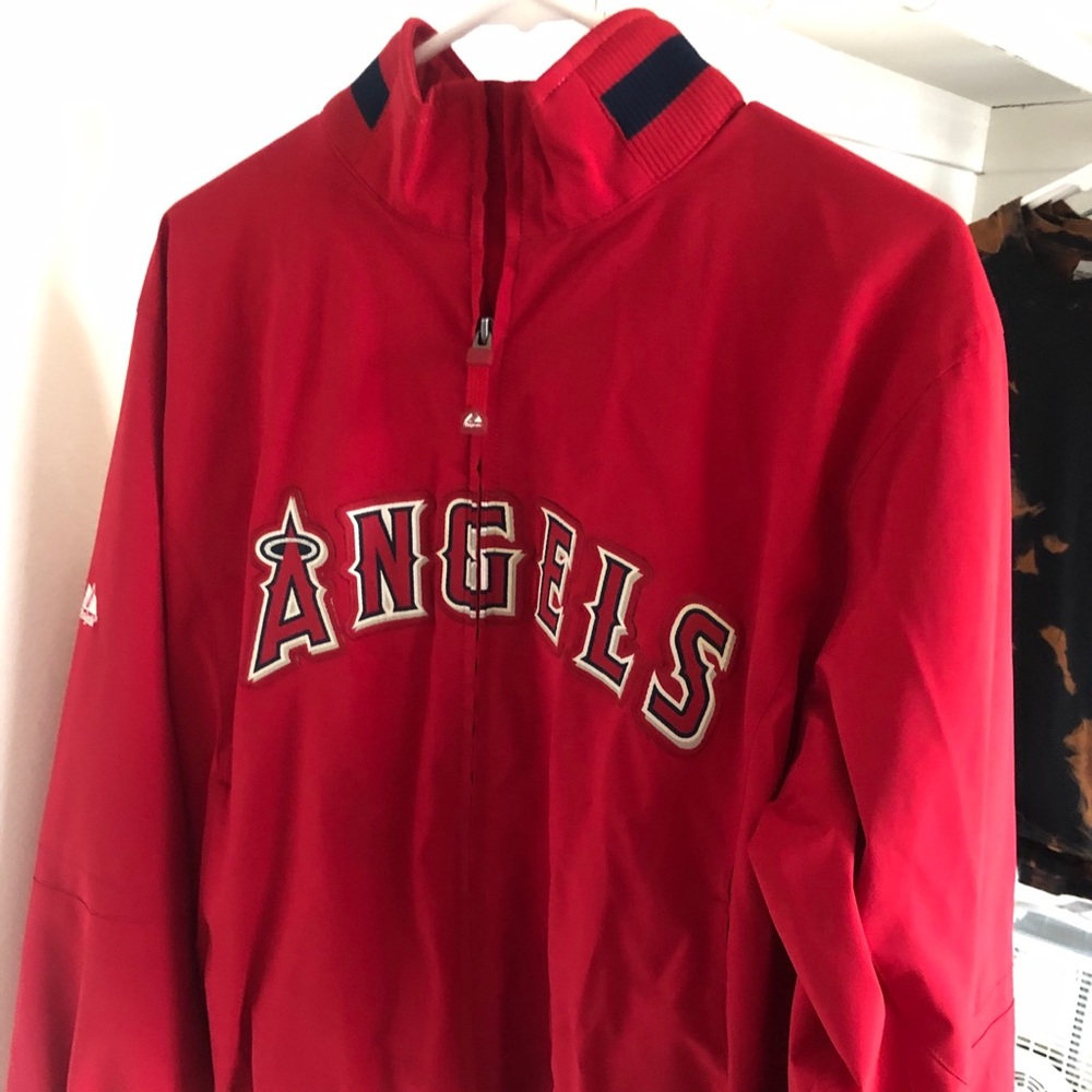 ⚾️ Women’s angels baseball dugout jacket XL